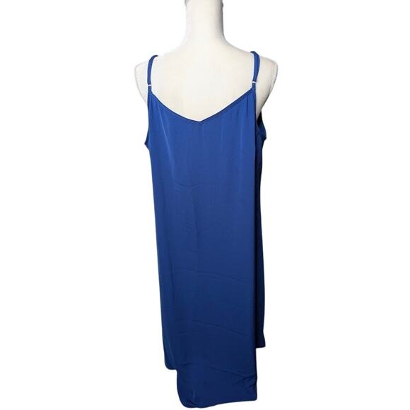 CITY CHIC Womens Plus M/18 Cobalt Blue High-Lo Strappy Cami Dress CasualChic - Picture 5 of 8